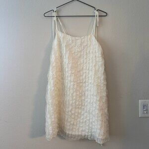 NWT Lisa says Gah Tara Tie Mini Dress Size M